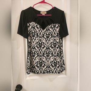 Black/Off White Diana Belle Top